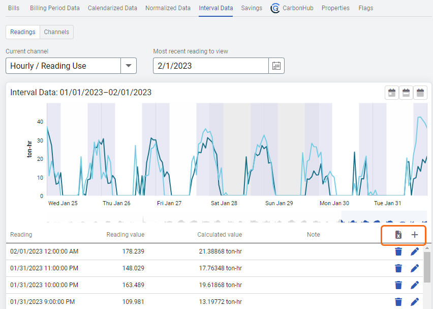 upload interval data