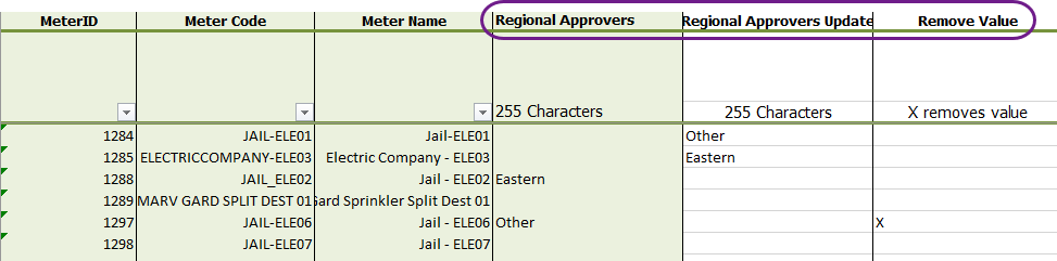 example spreadsheet